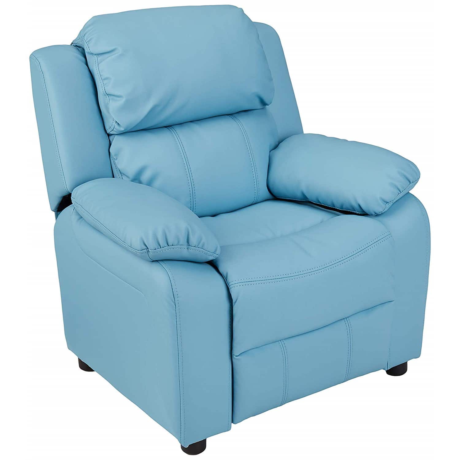 AmazonBasics Recliner with Armrest Storage