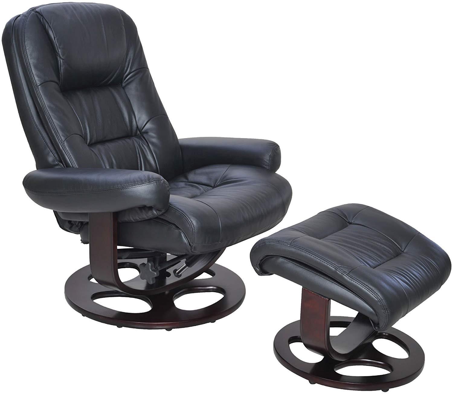 BarcaLounger Jacque II Leather Recliner & Ottoman