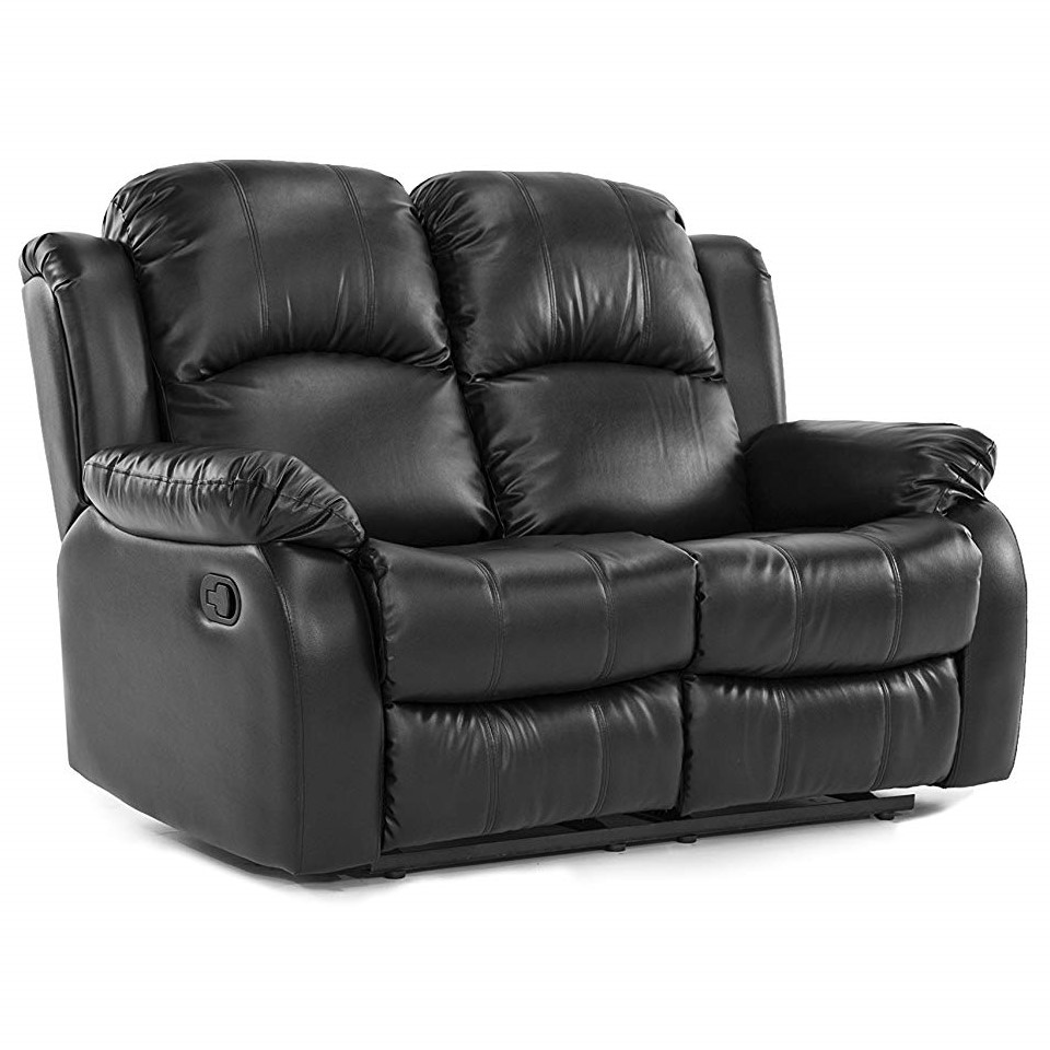 Divano Roma Furniture Classic Double Reclining Loveseat