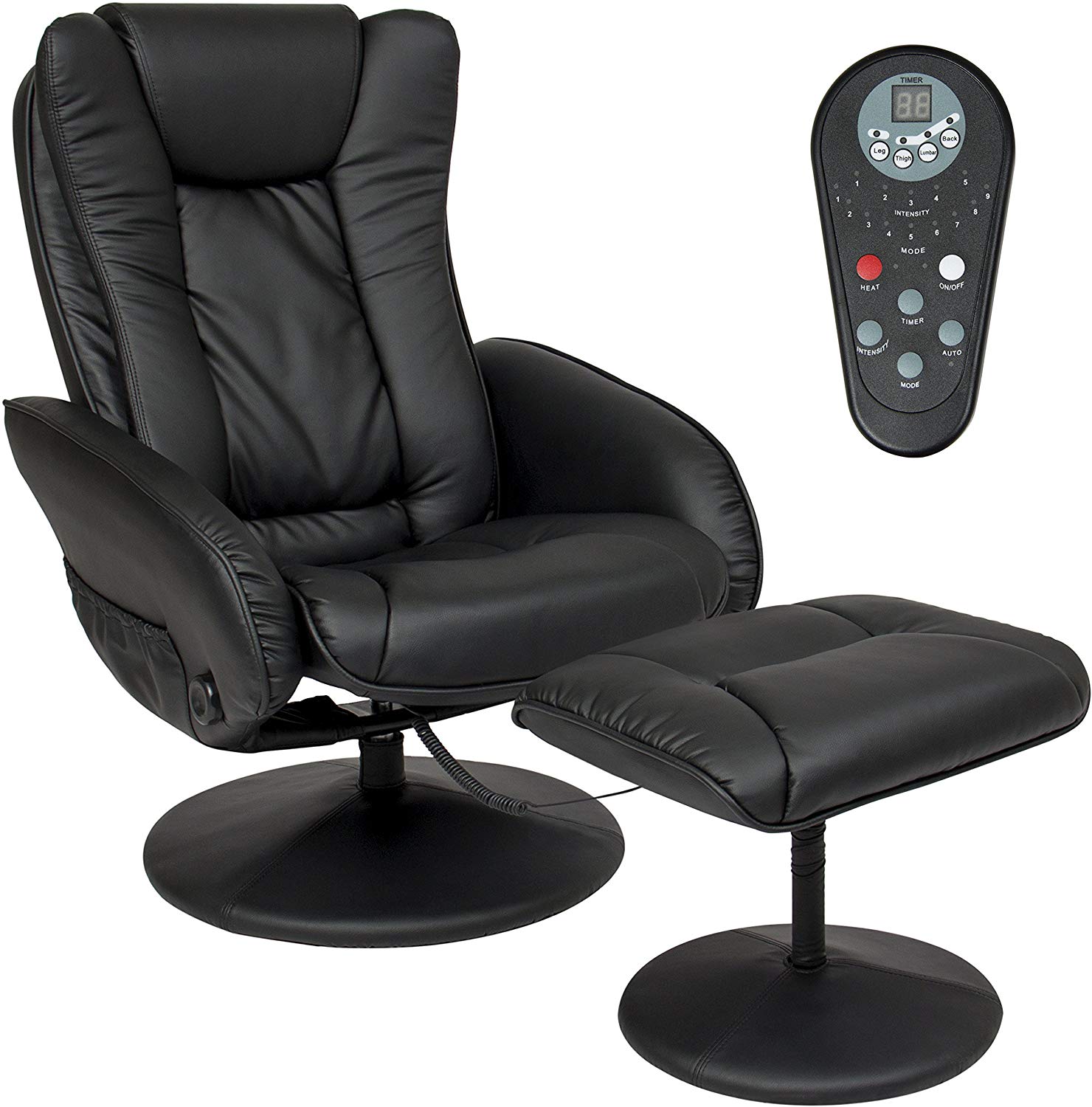 Best Choice Products Electric Massage Recliner with Ottoman