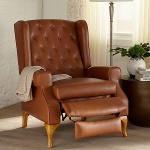 7 Best Wingback Recliners Dec 2021, Leather Wingback Chair Recliner