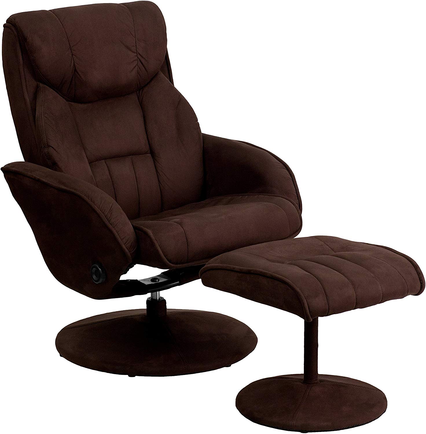 Flash Furniture Contemporary Multi-Position Recliner and Ottoman