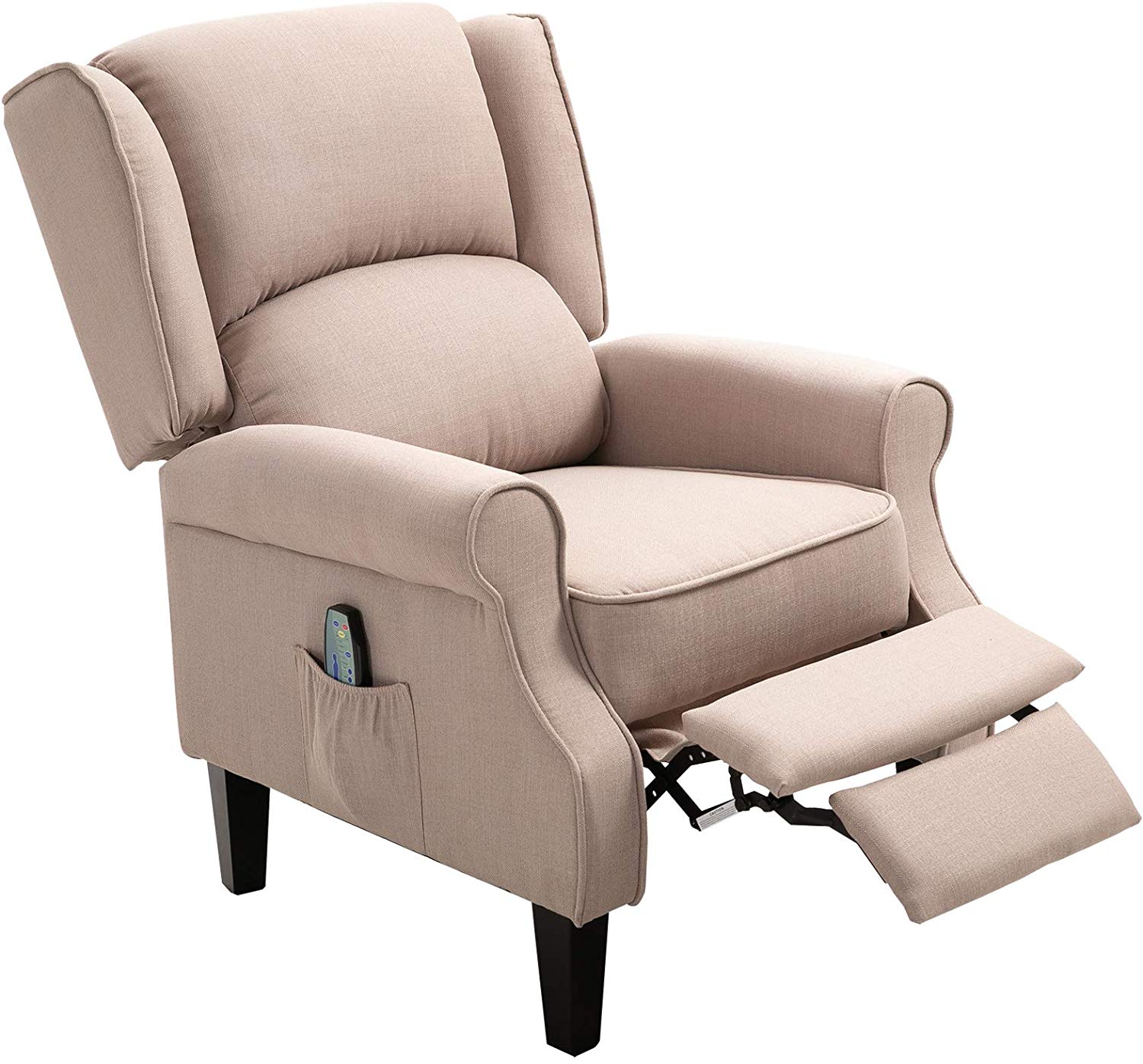 HOMCOM Heated Vibrating Massage Recliner