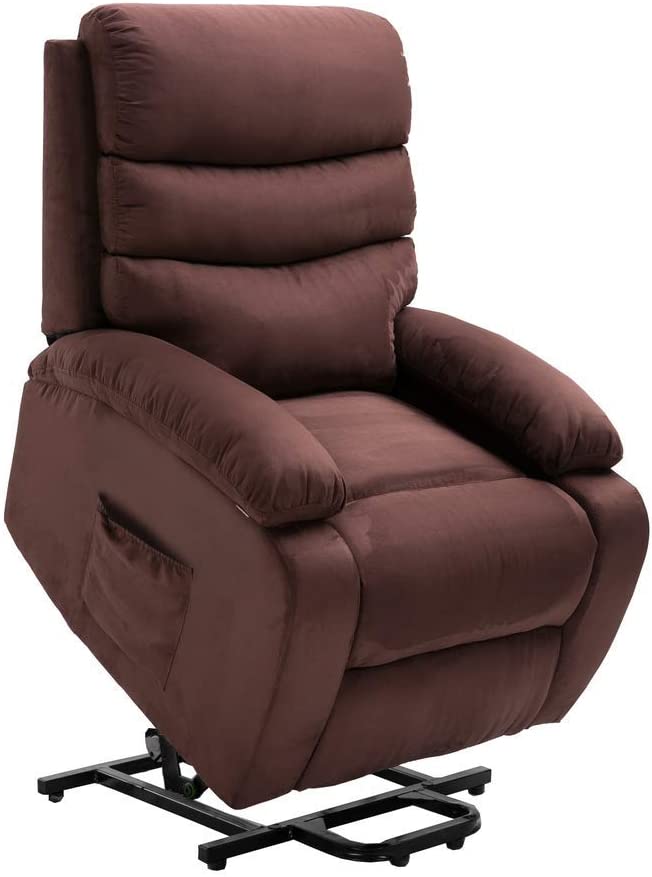 Homegear Microfiber Power Lift Electric Recliner