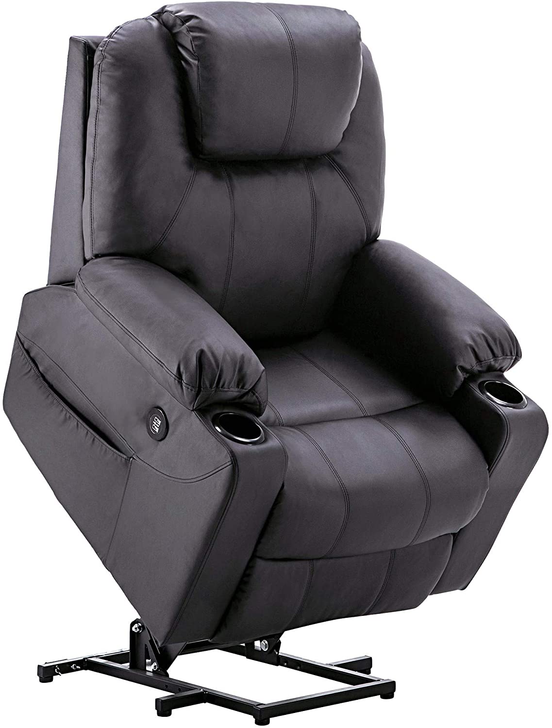 Mcombo Electric Power Lift Recliner Chair (Black)