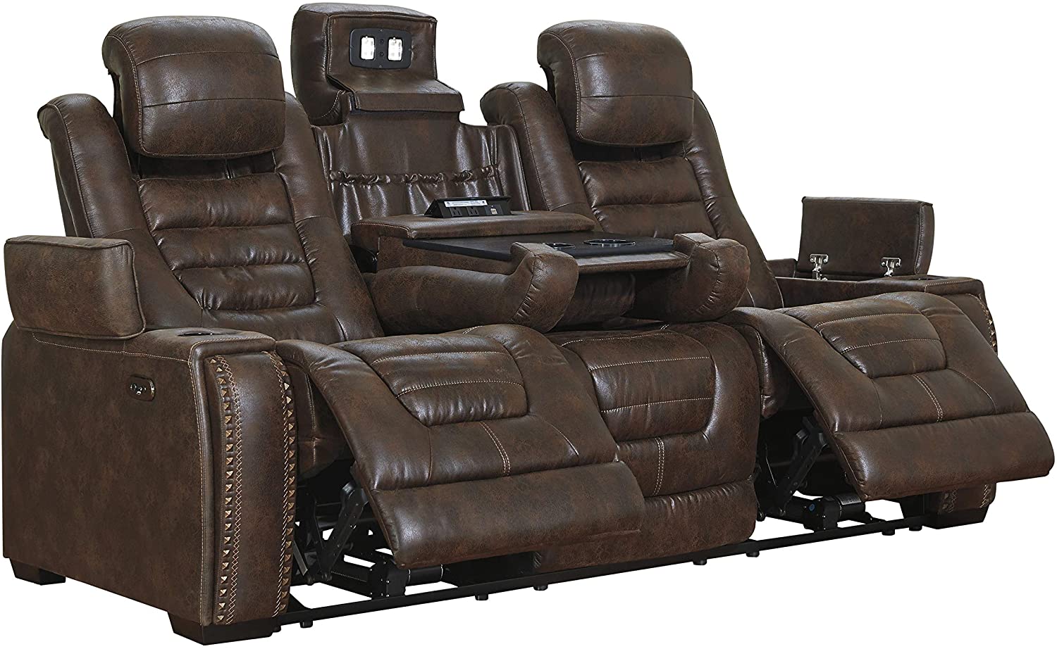 Signature Design by Ashley Game Zone Power Reclining Sofa