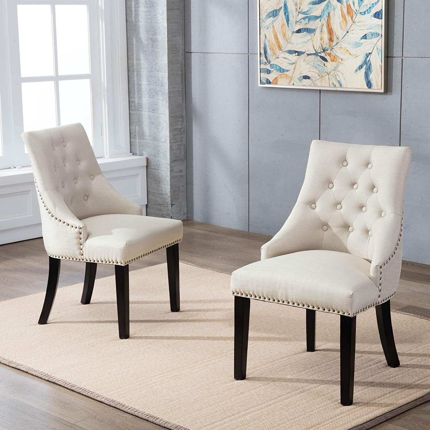 DAGONHIL Fabric Dining Accent Chairs