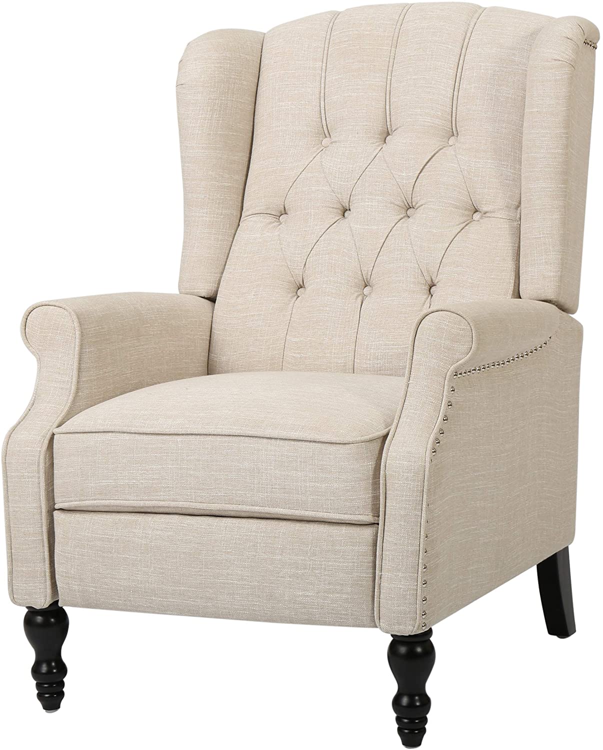 GDF Studio Elizabeth Tufted Fabric Recliner