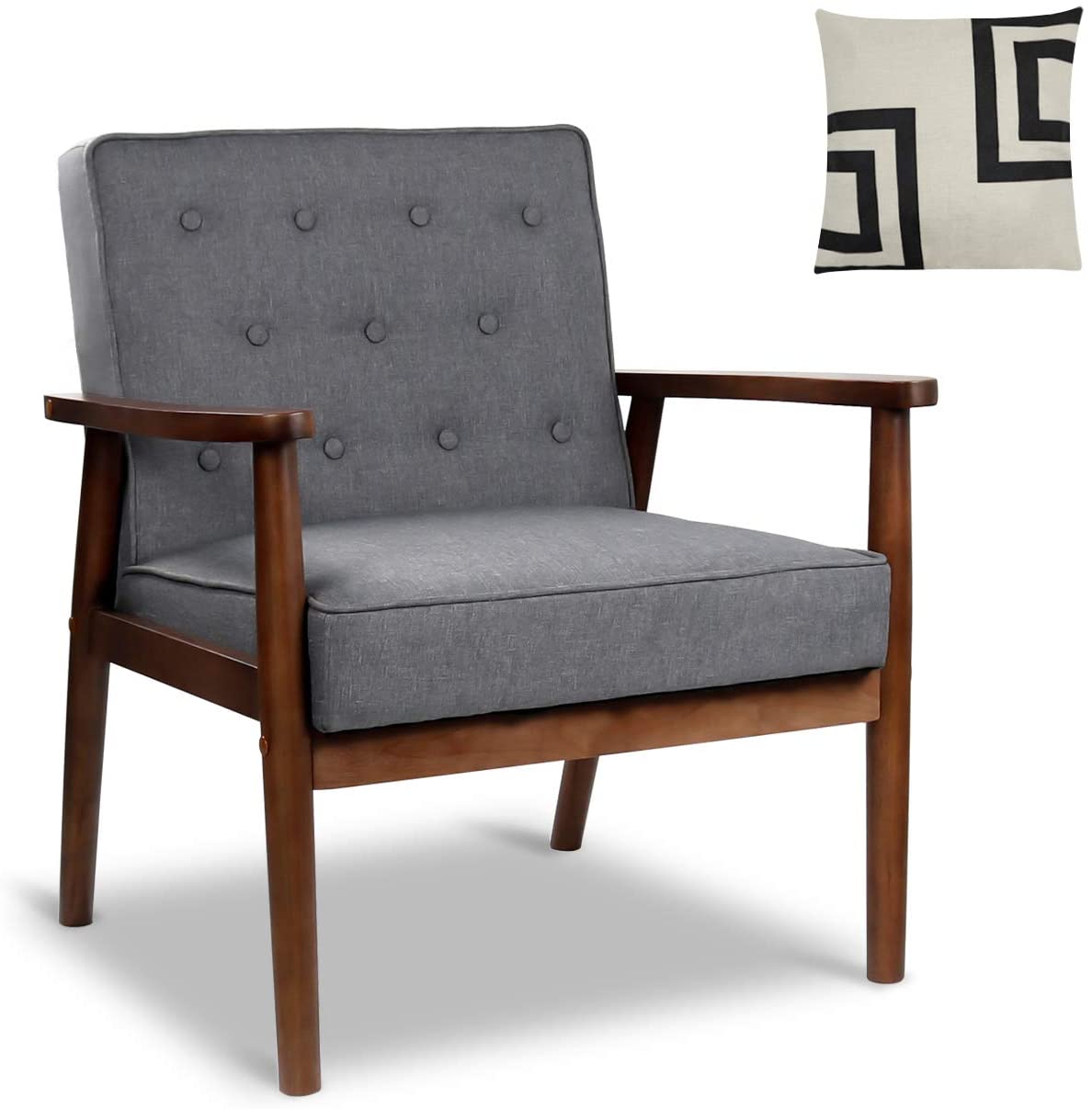 Mid-Century Retro Modern Accent Chair by JIASTING