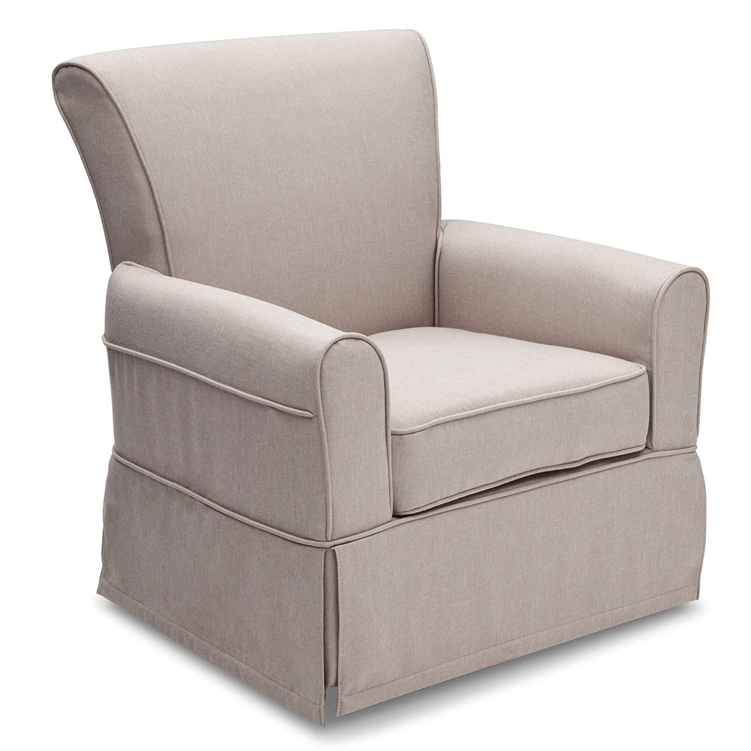 Delta Furniture Upholstered Glider Swivel Rocker Chair 