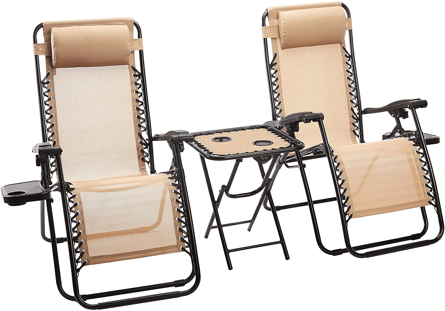 Amazon Basics Zero Gravity Chair with Side Table