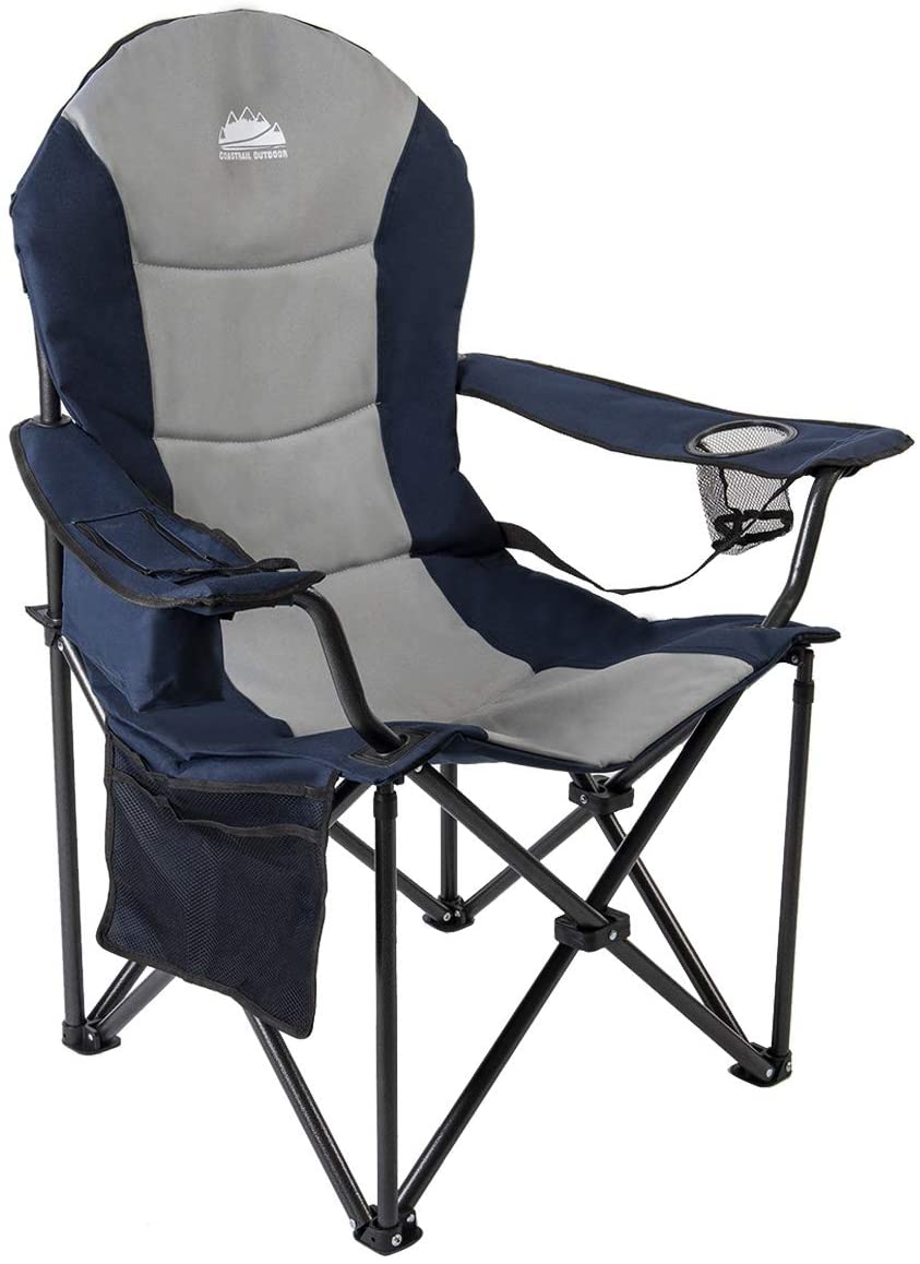 Coastrail Outdoor Camping Chair with Lumbar Back Support