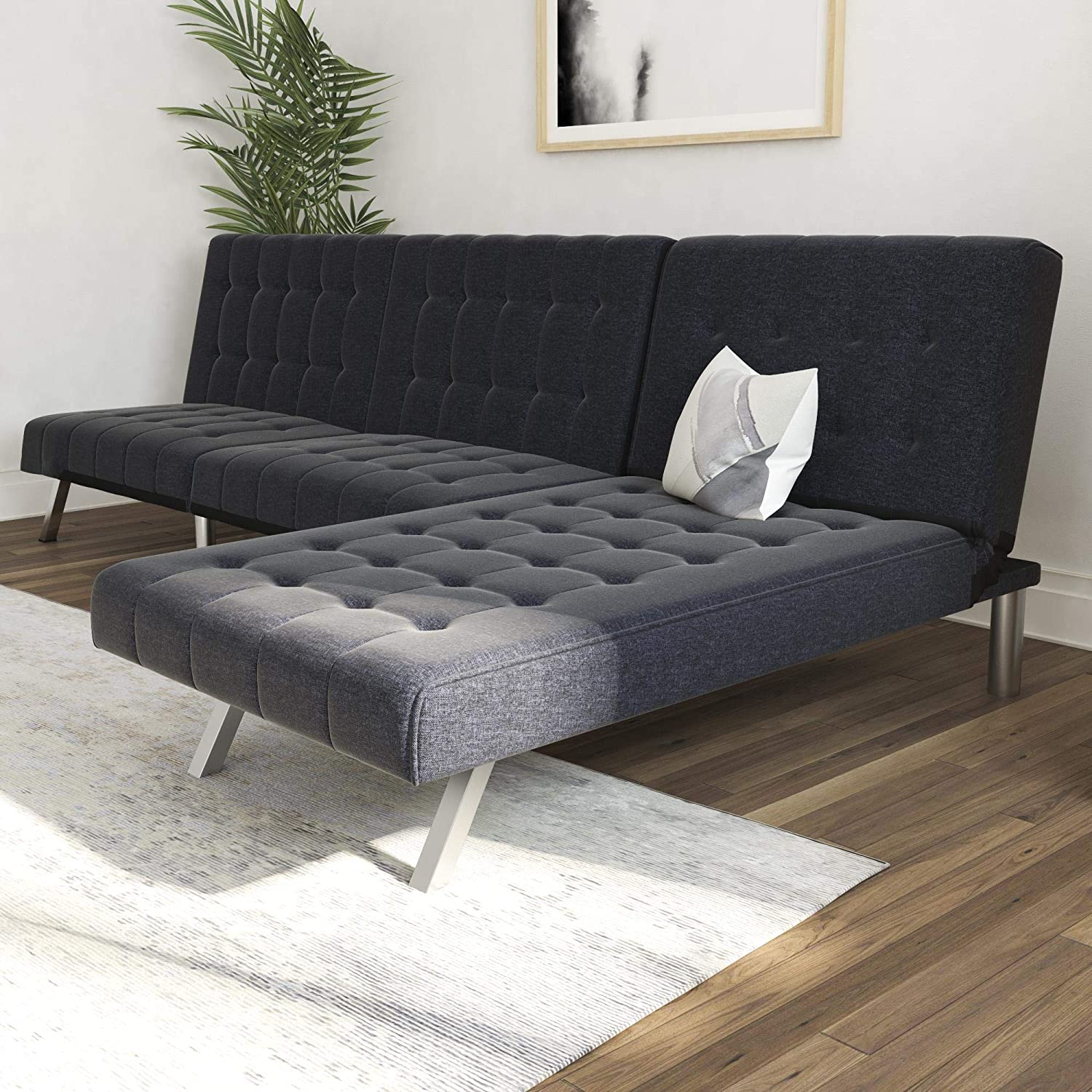 DHP Emily Sectional Futon Sofa