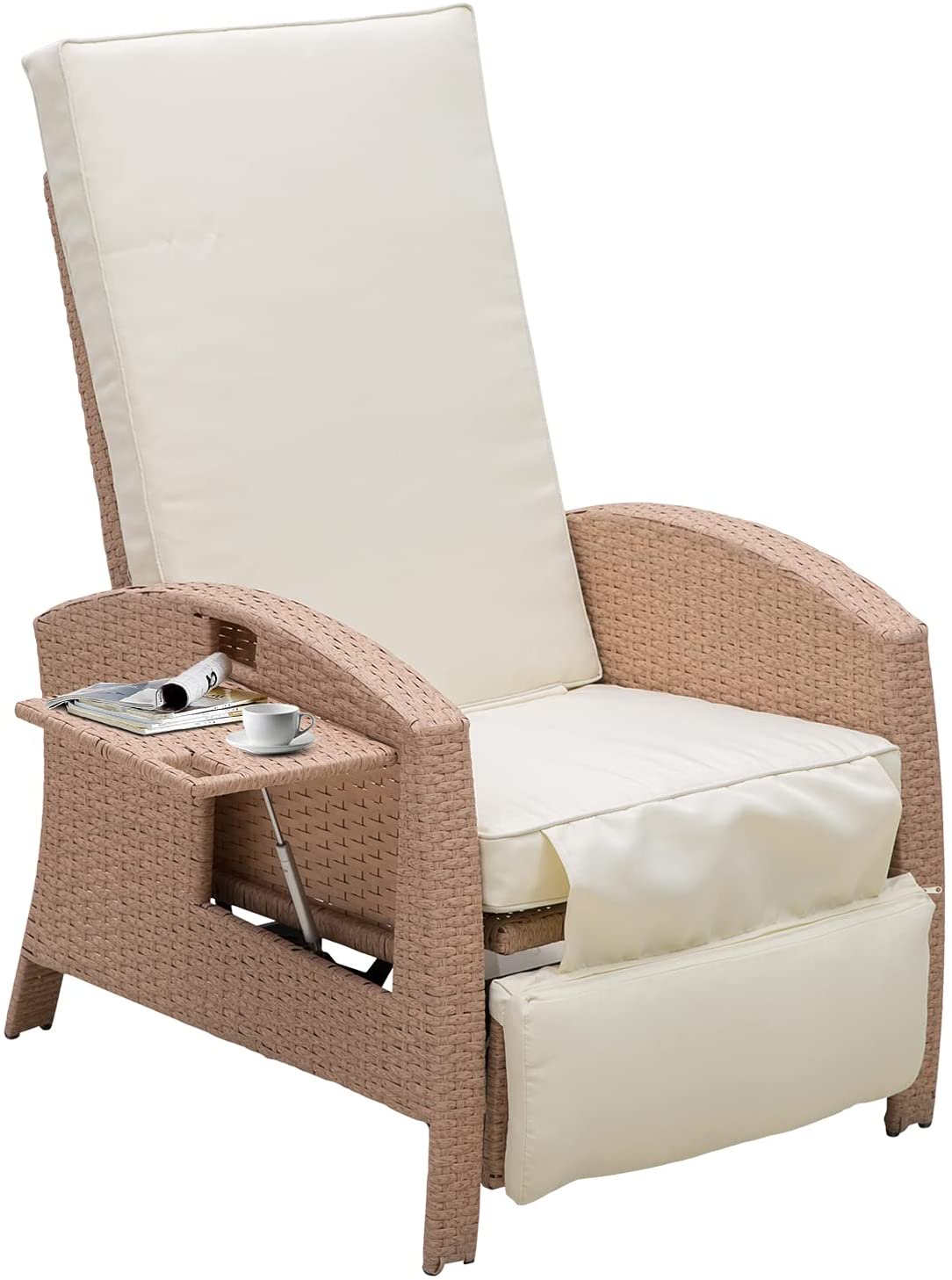 Outsunny Rattan Wicker Recliner