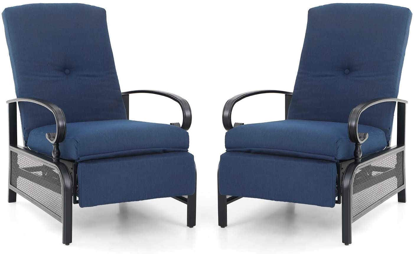 Sophia & William Adjustable Patio Recliner Chair Set