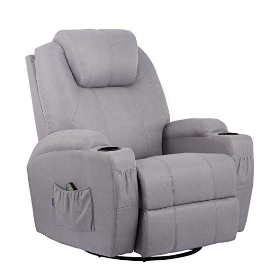 Esright Grey Massage Recliner Chair