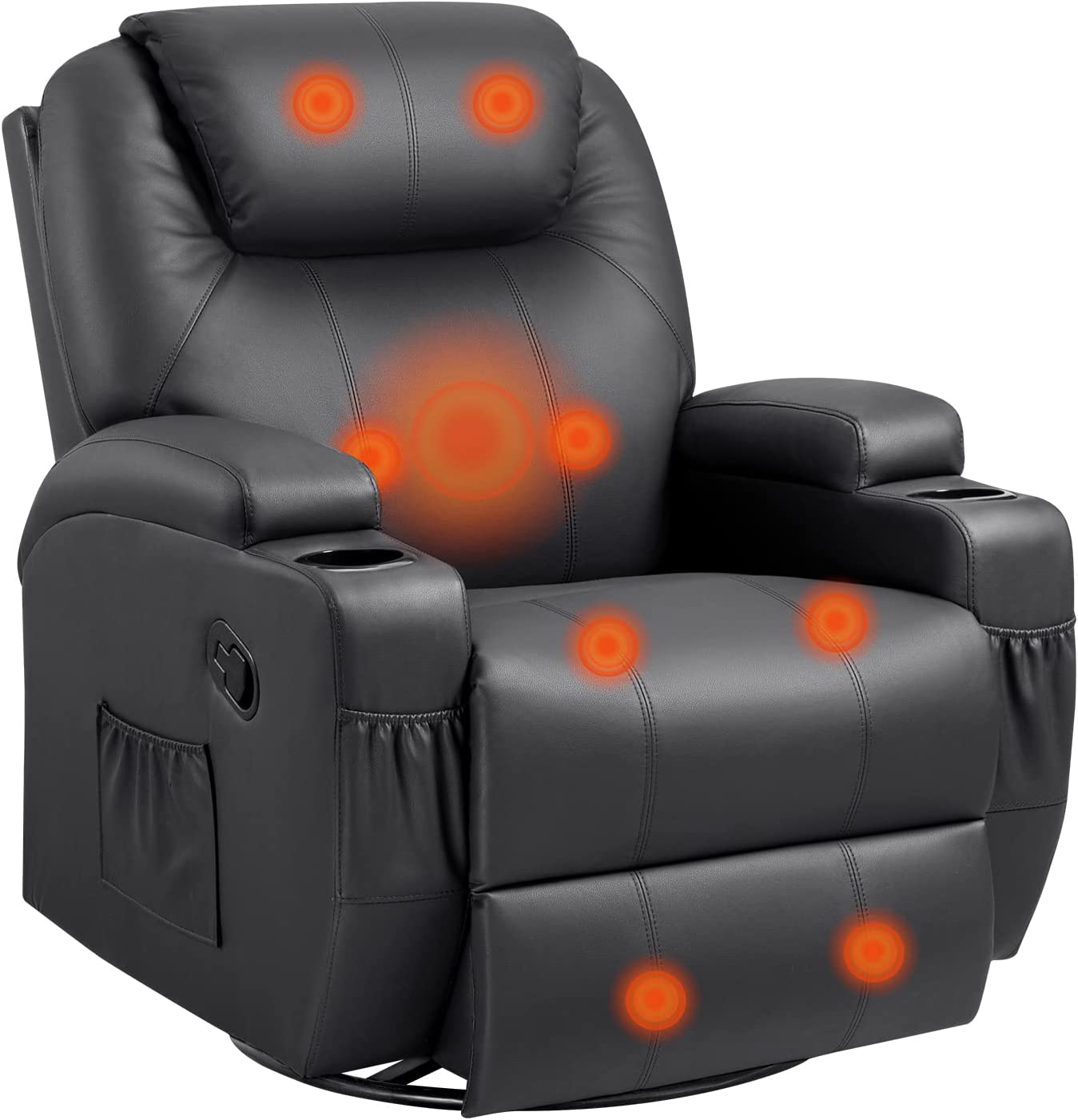 YESHOMY Swivel Rocker Recliner