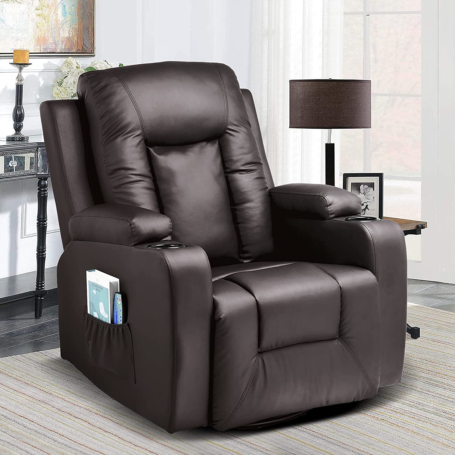 ComHoma Leather Recliner