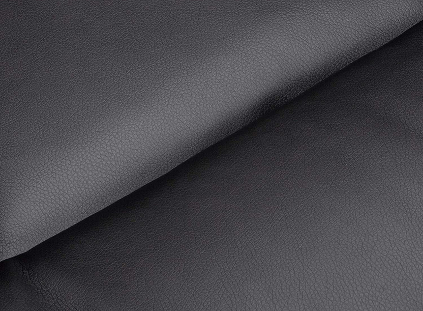 Black faux leather