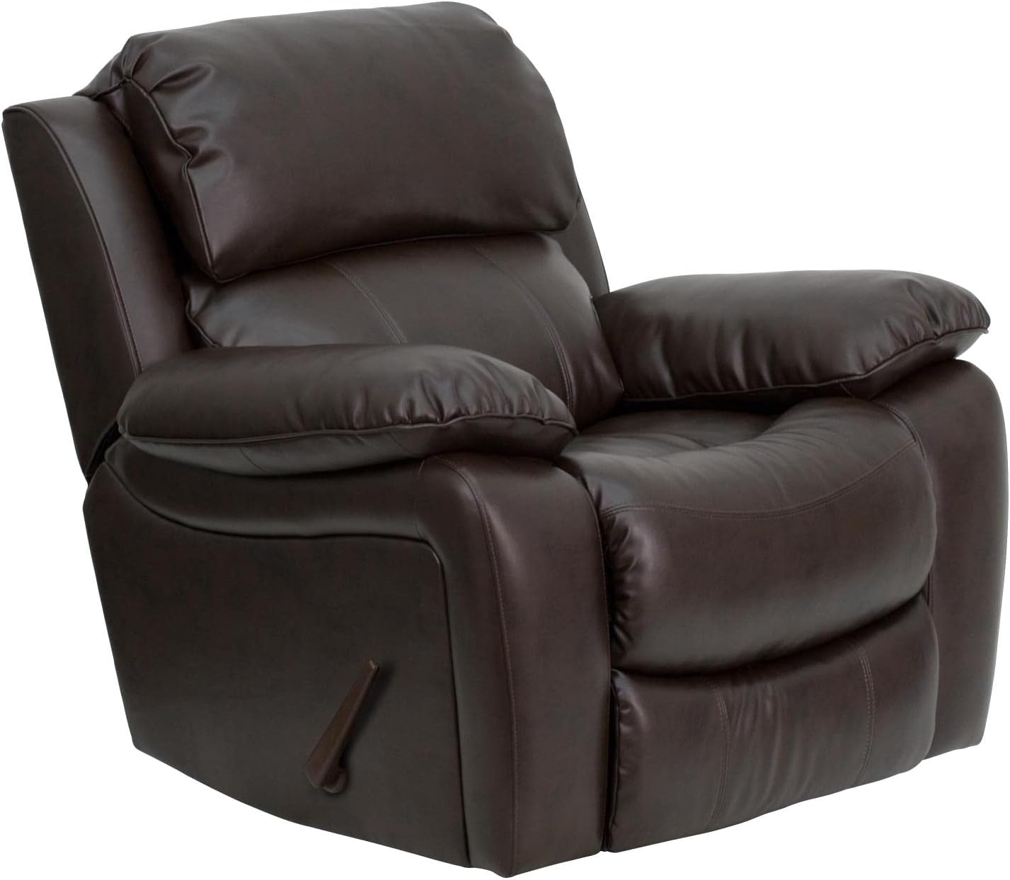 Flash Furniture Kyle Brown Rocker Recliner